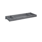 Graphite Gray Wood Kenilworth Universal Changing Topper - Angled Top View | Bambi Baby