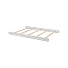 Vintage White Wood Full Bed Conversion Rails with Slats - Overhead Angle View | Bambi Baby