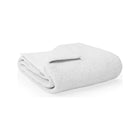 Arctic Snow Organic Waffle Baby Blanket - Angled Folded View | Bambi Baby