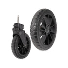 Black WonderFold W-PRO All Terrain XL Wheels - Front & Rear Wheel Size Comparison | Bambi Baby