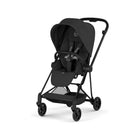 Sepia Black CYBEX MIOS Compact Stroller Matte Black Frame - Three-Quarter Front View | Bambi Baby