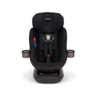 Midnight Black Nuna REVV maxx 360° Rotating Car Seat with Cup Holders - Front View | Bambi Baby