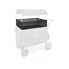 Black Mesh 4 Sided Shade Net - 3/4 Angle on WonderFold W4 Wagon Stroller | Bambi Baby