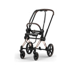 Rose Gold CYBEX PRIAM Stroller Frame Style Collection - Angled Side View | Bambi Baby