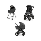 Magnet Gray Inglesina Aptica XT All-Terrain Stroller & Bassinet + Stand - Three-Configuration View | Bambi Baby