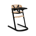 Black Aluminum & Beechwood Delta Children Versa 3-in-1 High Chair with Tray - Angled View | Bambi Baby