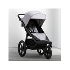 Soft Grey Jeep PowerGlyde Pro Jogging Stroller - Side Profile View | Bambi Baby