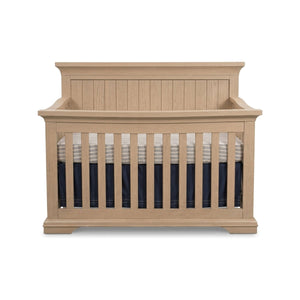 Pali Genova Convertible Crib With Wood Panel Vertical Lines