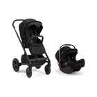Caviar/Chocolate Nuna MIXX Next Stroller & PIPA RX Infant Car Seat Travel System - Front View | Bambi Baby