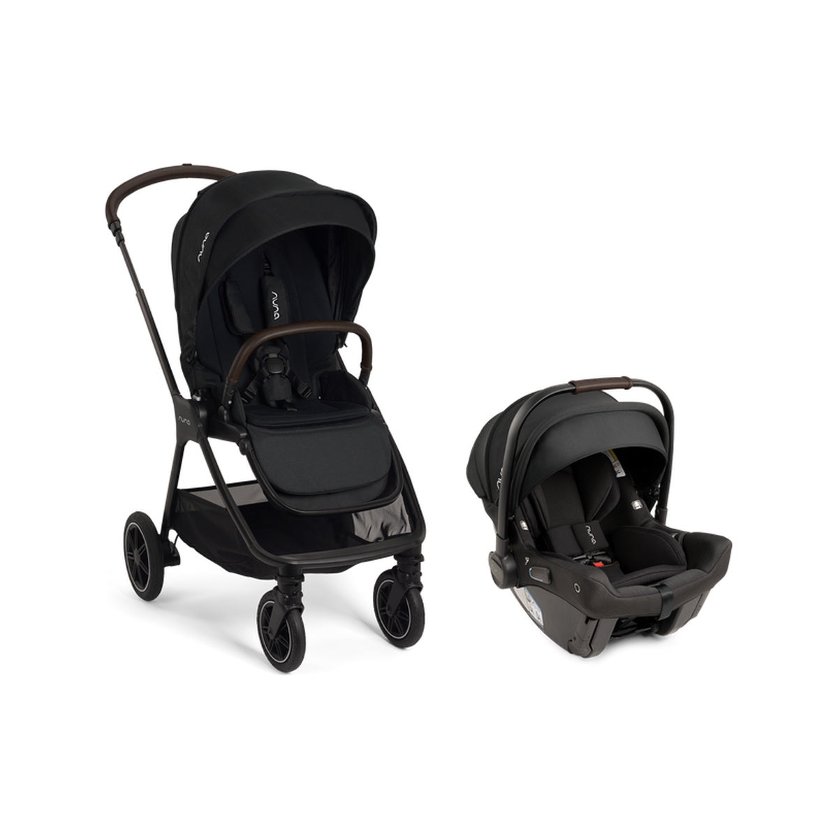 Nuna PIPA URBN + TRIV Next Travel System - Caviar/Chocolate