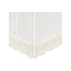 Crane Baby Off-White Lace Scallop Crib Skirt