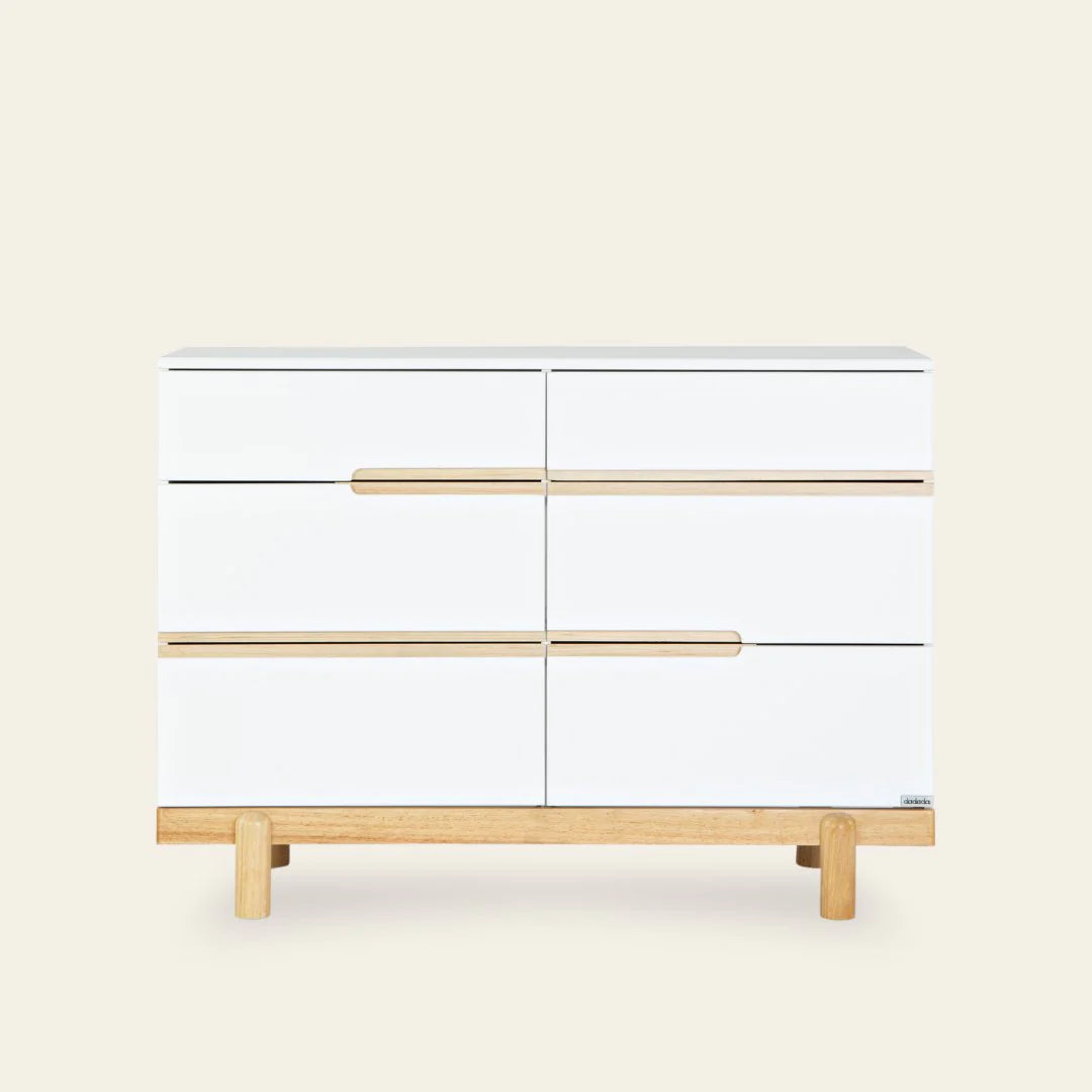 Dadada Bliss 6-Drawer Dresser- Bambi Baby