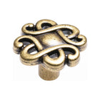 Brass Bronze Celtic Knot Furniture Knob - Angled Side View | Bambi Baby