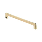 Polished Gold Zamak Bar Handle - Angled Product View | Bambi Baby