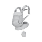 Fog Grey Mesh CYBEX LAYA Baby Carrier - Rear Angle with Accessory Pouch | Bambi Baby