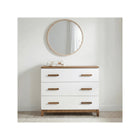 dadada LaLa Little 3-Drawer Dresser - White/Walnut