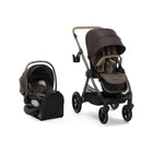 French Roast Maxi-Cosi Oxford Modular Stroller & Infant Car Seat Travel System - Front Three-Quarter View | Bambi Baby
