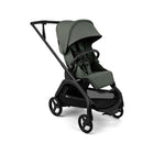 Forest Green Bugaboo Dragonfly Plus Compact Stroller - 3/4 Rear View | Bambi Baby