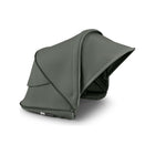 Forest Green Fabric Bugaboo Dragonfly Plus Stroller Canopy - Front 3/4 View | Bambi Baby