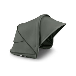 Forest Green Fabric Bugaboo Dragonfly Plus Stroller Canopy - Front 3/4 View | Bambi Baby
