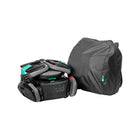 Mifold Hifold Fit-And-Fold Booster Storage Bag with Folded Seat - Angled View | Bambi Baby
