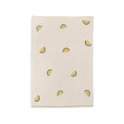 Crane Baby Clementine Cream Knit Receiving Blanket - Yellow Lemon Embroidery Detail | Bambi Baby