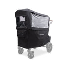 Black WonderFold L2 Series Rain Weather Cover with Clear Window Panel - Side Angle | Bambi Baby