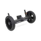 Black WonderFold E-Assist Electric Wheels for W2 Wagon - Rear Angled View | Bambi Baby