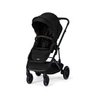 Raven Black Britax Prism Full-Size Modular Stroller - 3/4 Rear View | Bambi Baby
