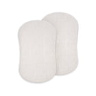 Pebble Print Organic Cotton Halo BassiNest Fitted Sheet 2-Pack - Overhead View | Bambi Baby