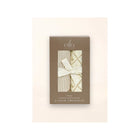 Cream Organic Cotton Muslin 2-Pack Swaddle Gift Box, Duck and Stripe Print - Front View | Bambi Baby