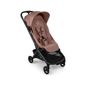 Dusty Pink Bugaboo Butterfly 2 Plus Lightweight Travel Stroller - Angled Side View | Bambi Baby