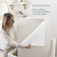 Halo DreamWeave Breathable Crib Cover - White - Bambi Baby