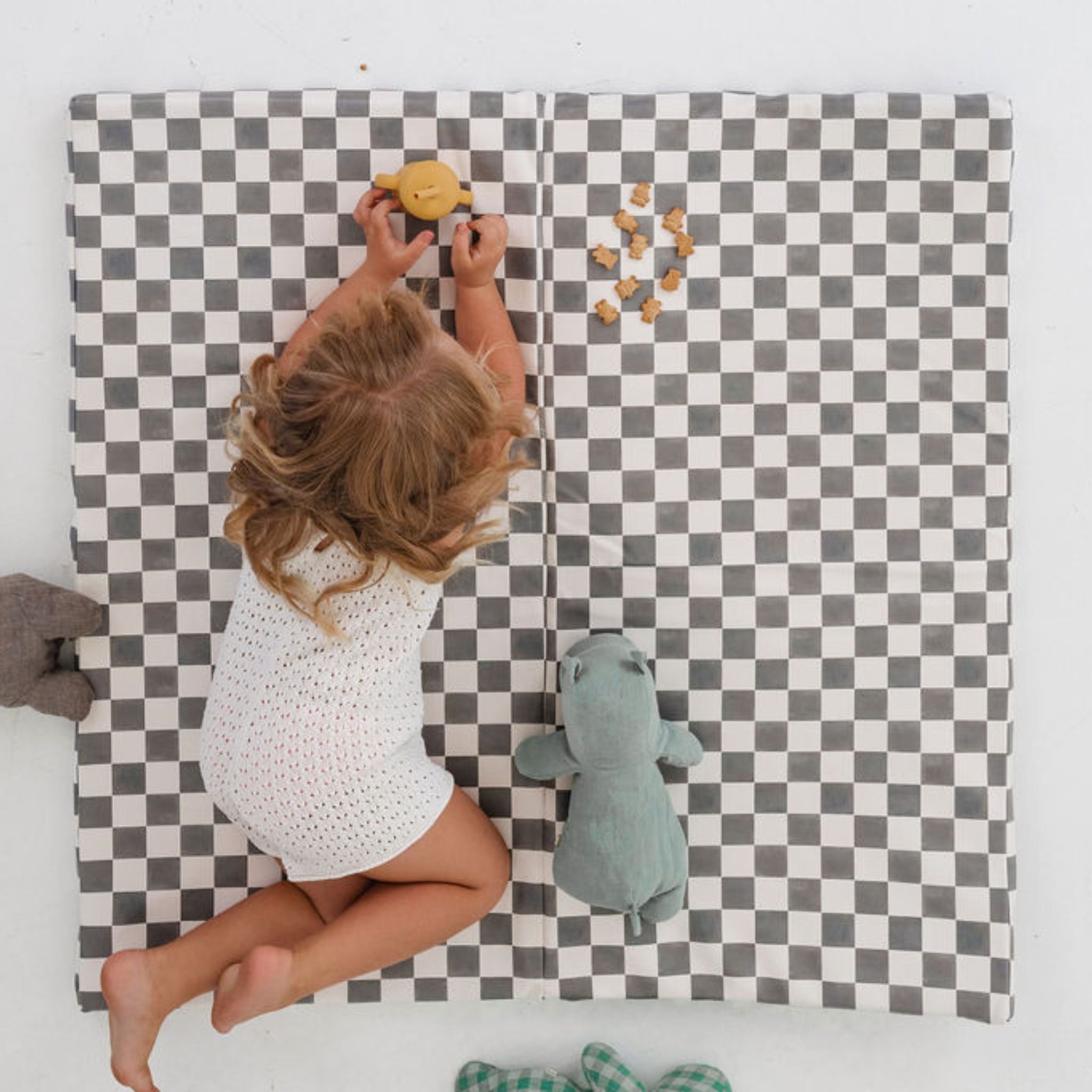 Toki Kids Checker Pepper Vegan Leather Mat- Bambi Baby
