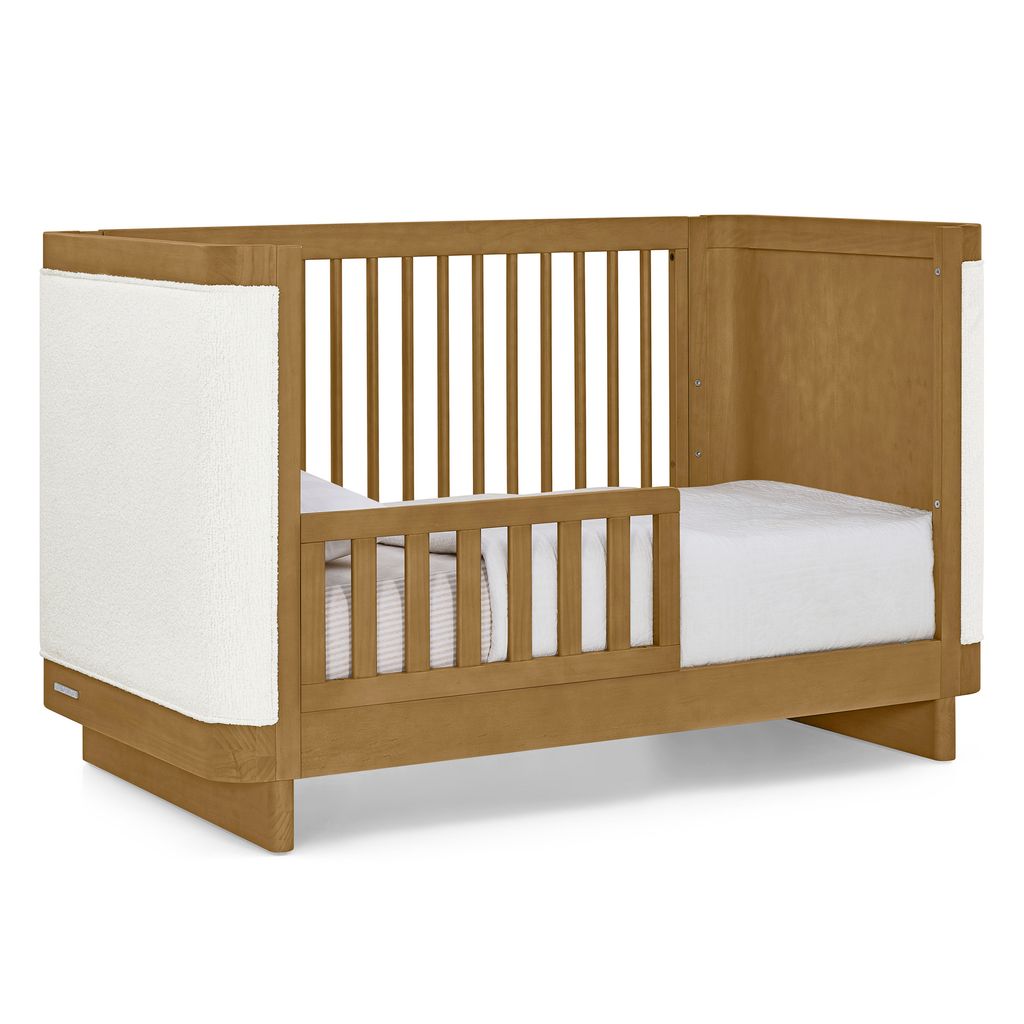 babyGap by Delta Children Callie 4-in-1 Upholstered Convertible Crib- Bambi Baby