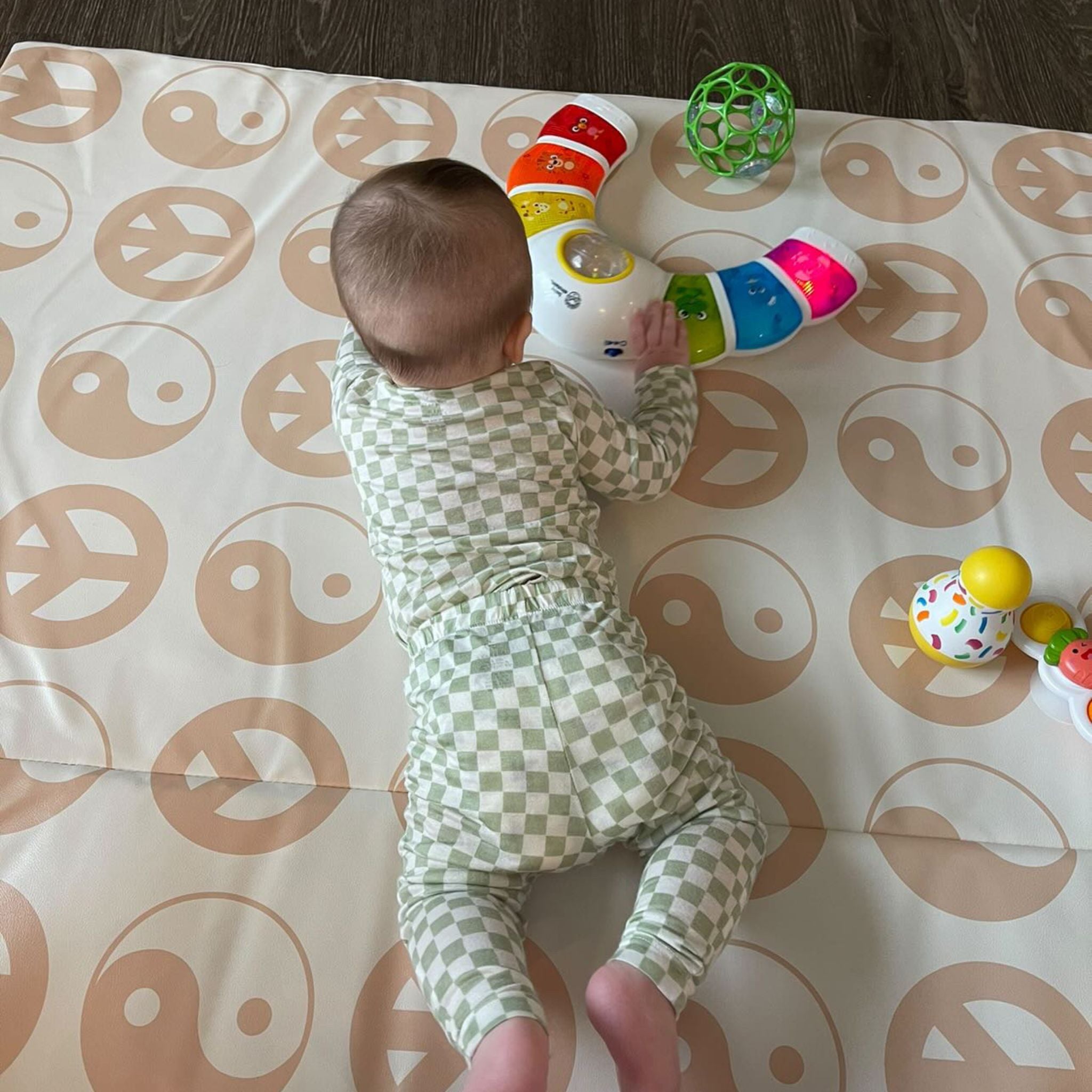 Toki Kids Yin Yang Vegan Leather Mat- Bambi Baby