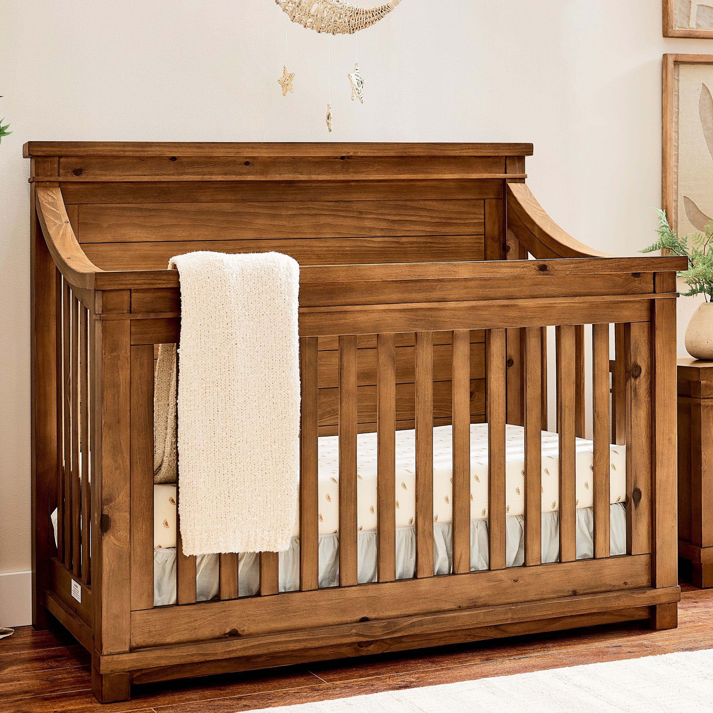 appleseed Rowan Flat Top Crib- Bambi Baby