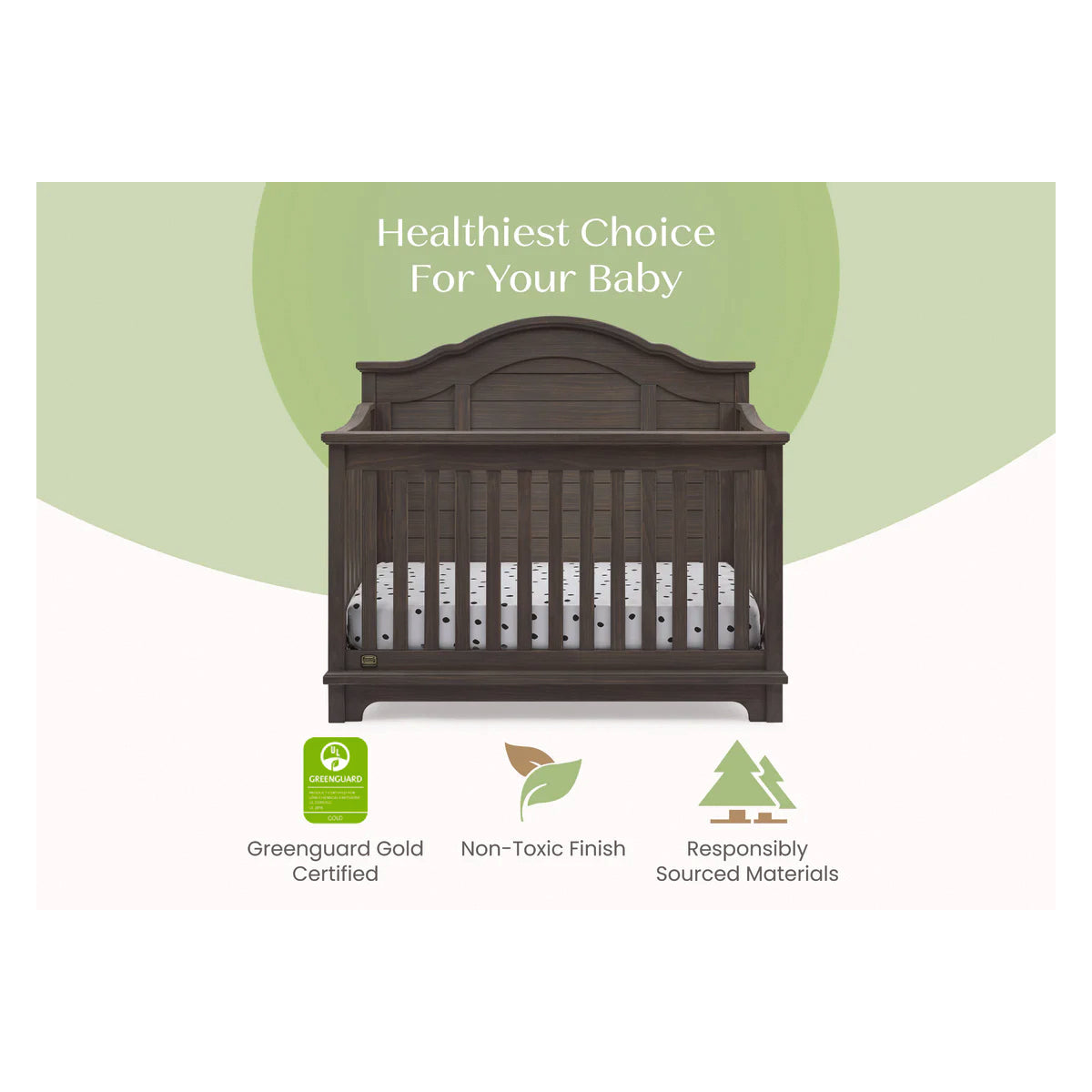 Delta Children Simmons Asher Crib- Bambi Baby