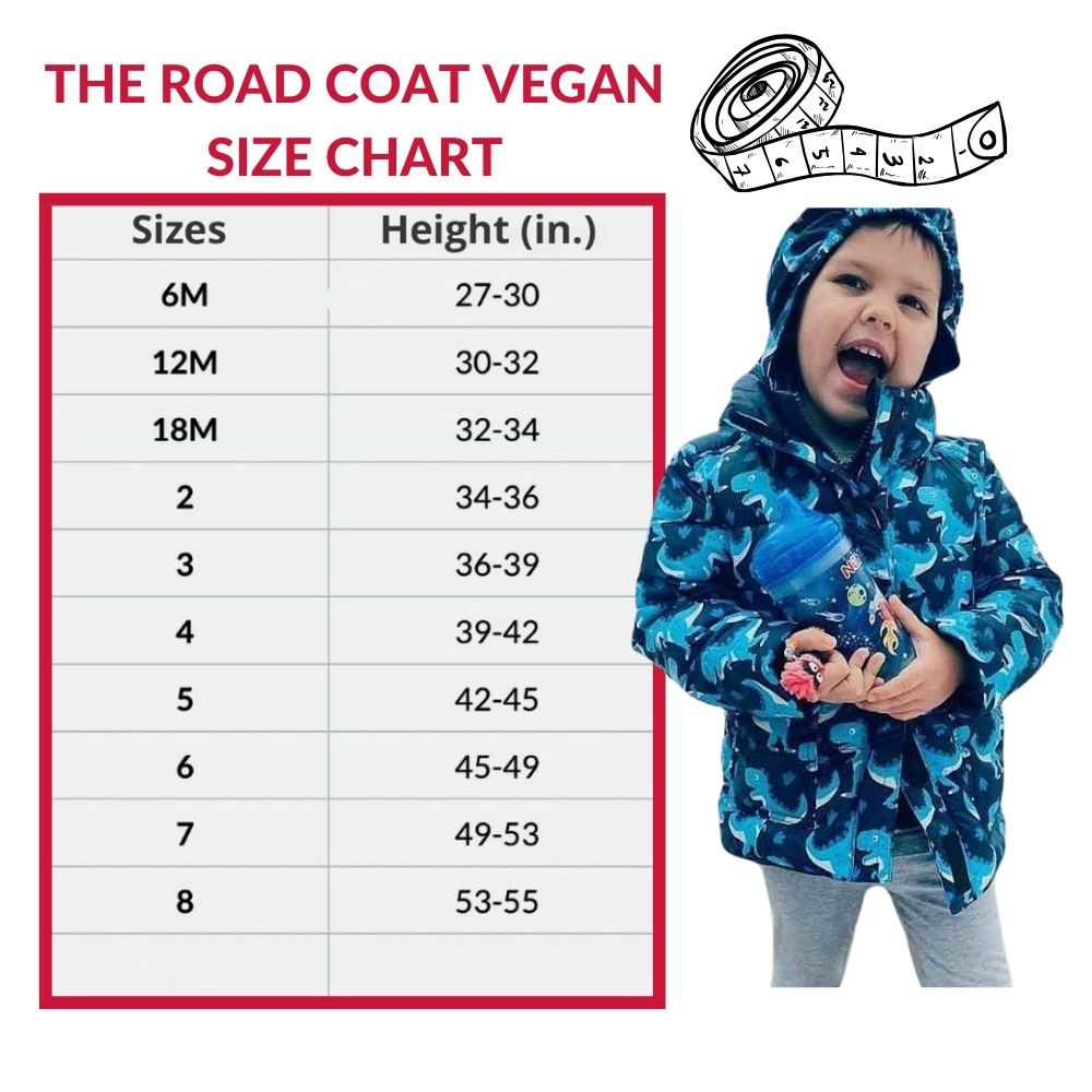 Onekid Car Seat Coat | The Road Coat Vegan - Navy Raptor Print- Bambi Baby