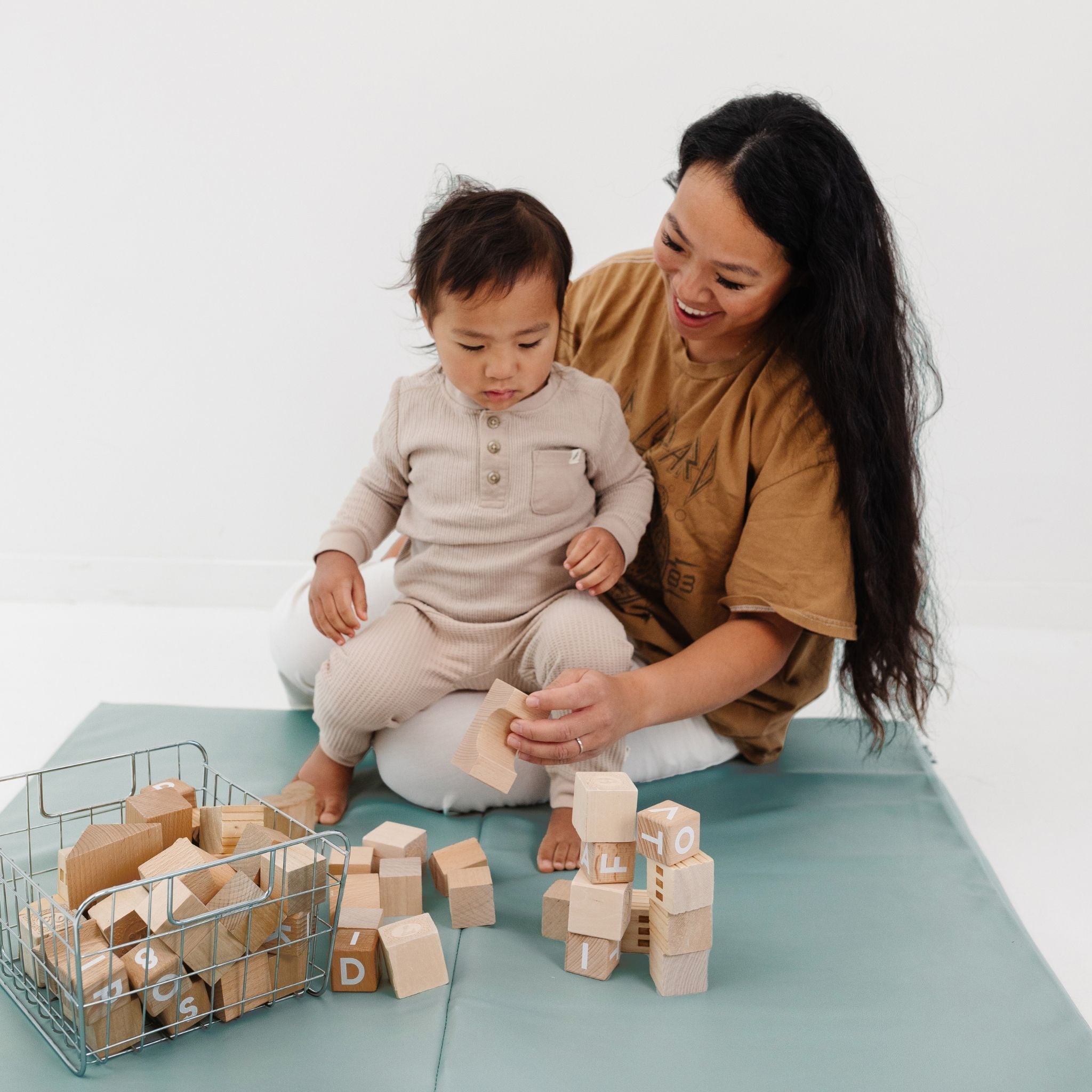 Toki Kids Sage Vegan Leather Mat- Bambi Baby