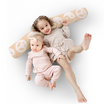 Toki Kids Beige Yin Yang Support Pillow