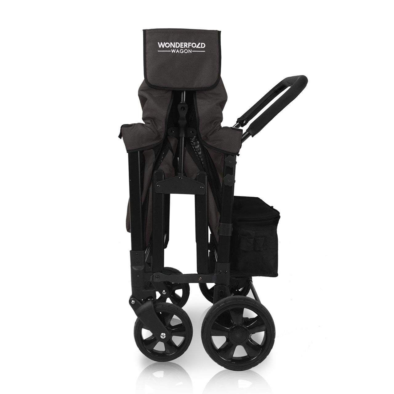 Wonderfold W4 OG Quad Stroller Wagon in Volcanic Black- Bambi Baby