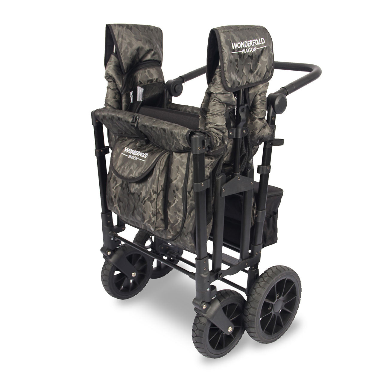 Cochecito Wonderfold W4 LUXE Quad en camuflaje verde sombra- Bambi Baby