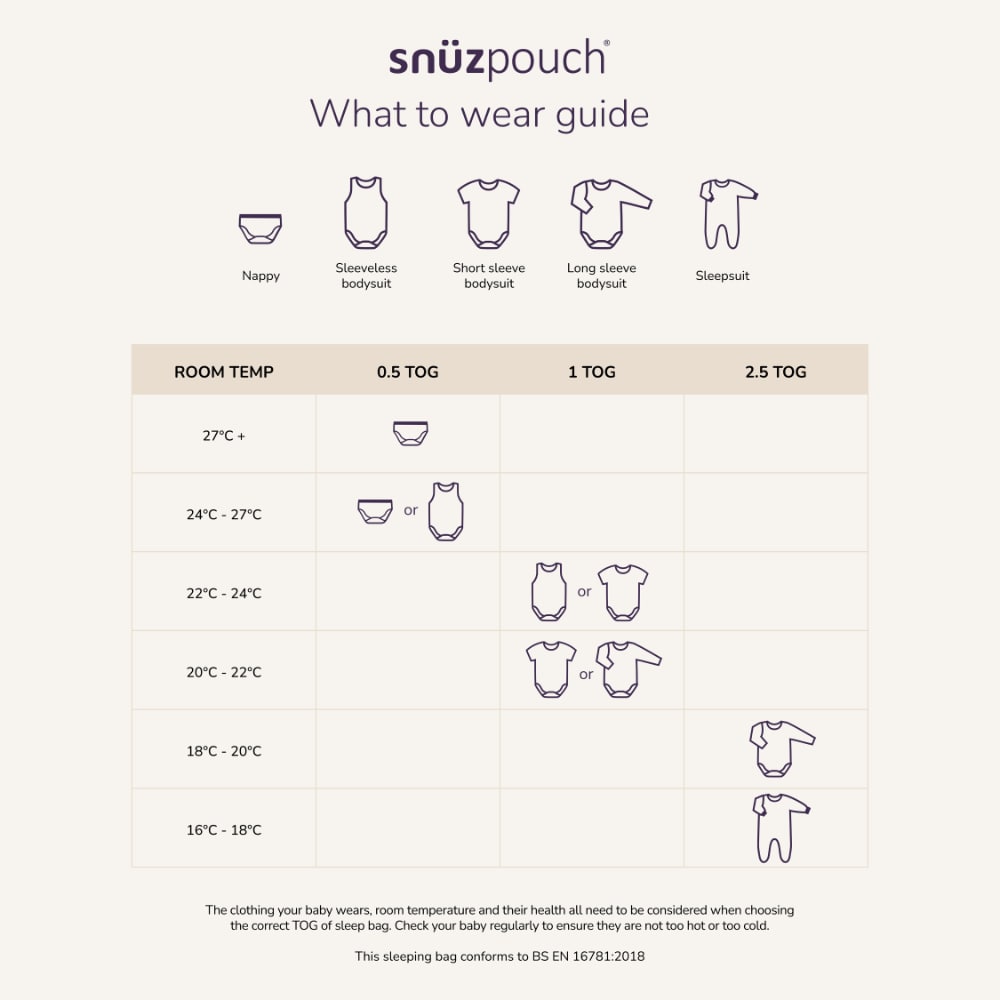 Snuz SnuzPouch Sleeping Bag - Blush Dot- Bambi Baby