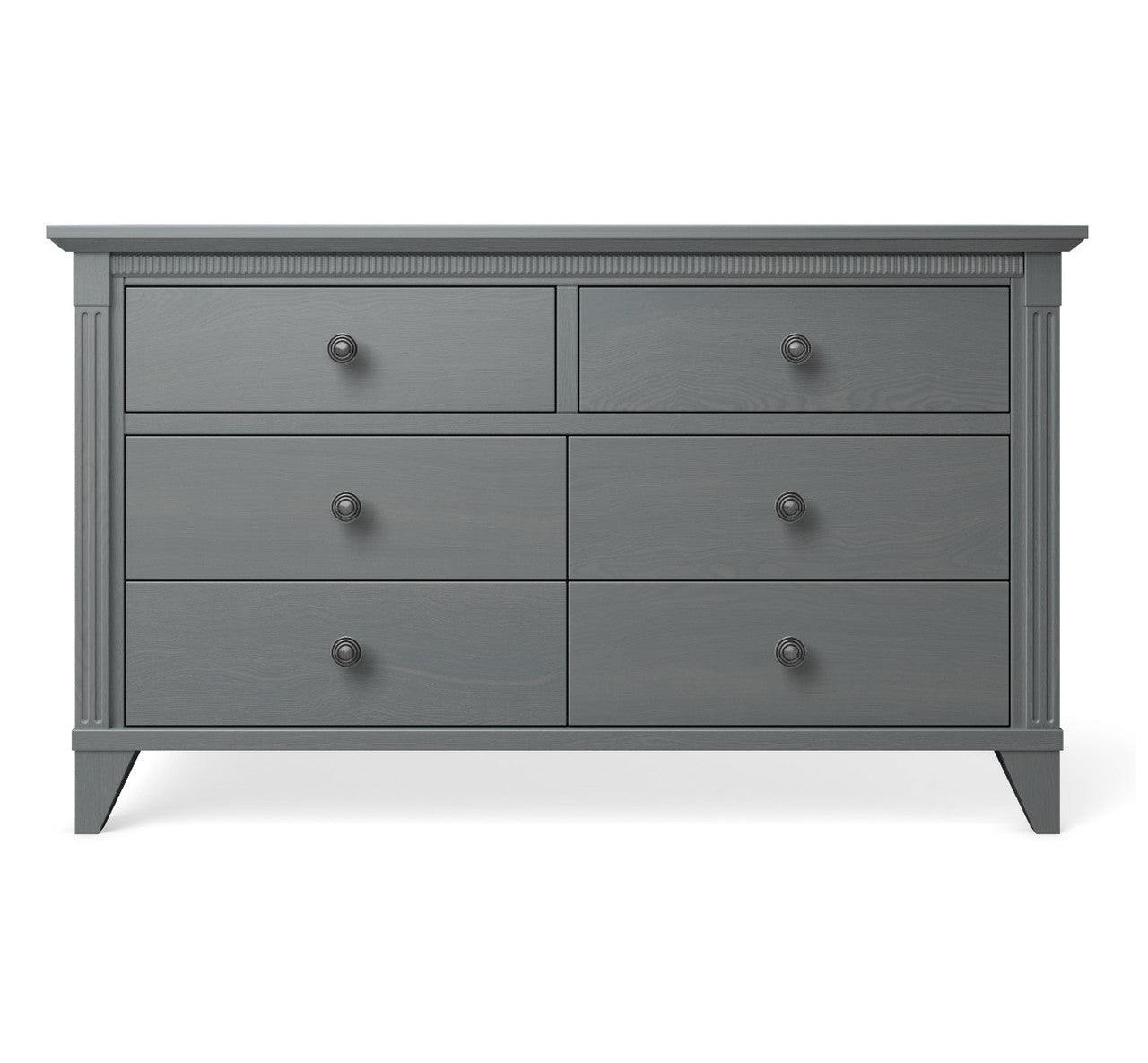 Silva Edison 6 Drawer Dresser in Flint- Bambi Baby