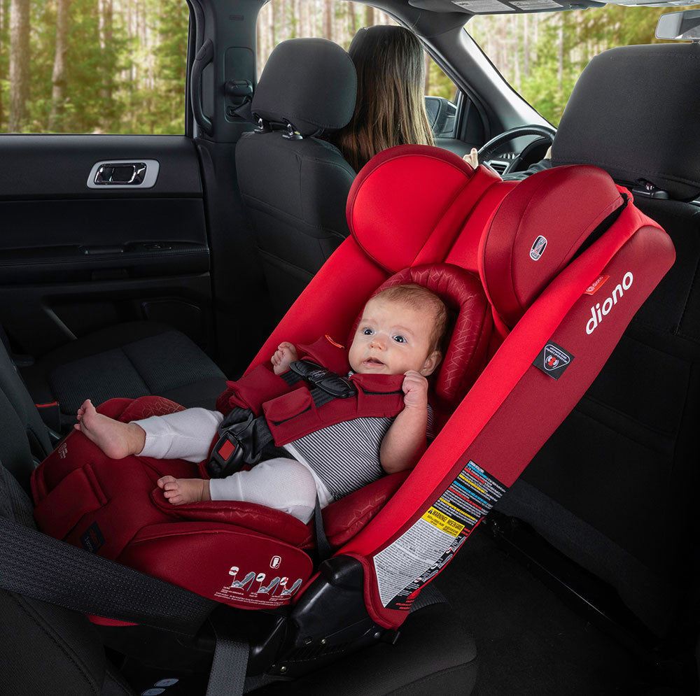 Diono Radian 3RXT Latch All in One Convertible Car Seat in Purple Plum- Bambi Baby