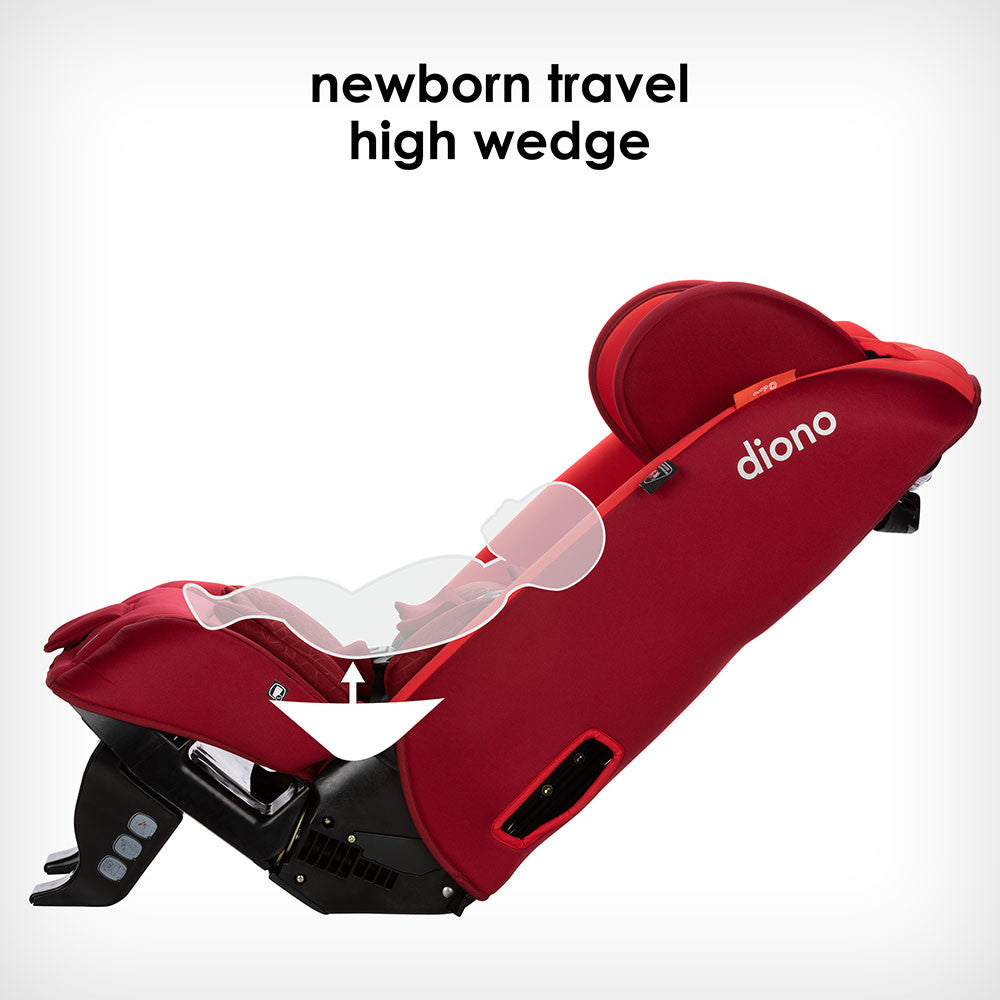 Diono Radian 3RXT Latch All in One Convertible Car Seat in Purple Plum- Bambi Baby