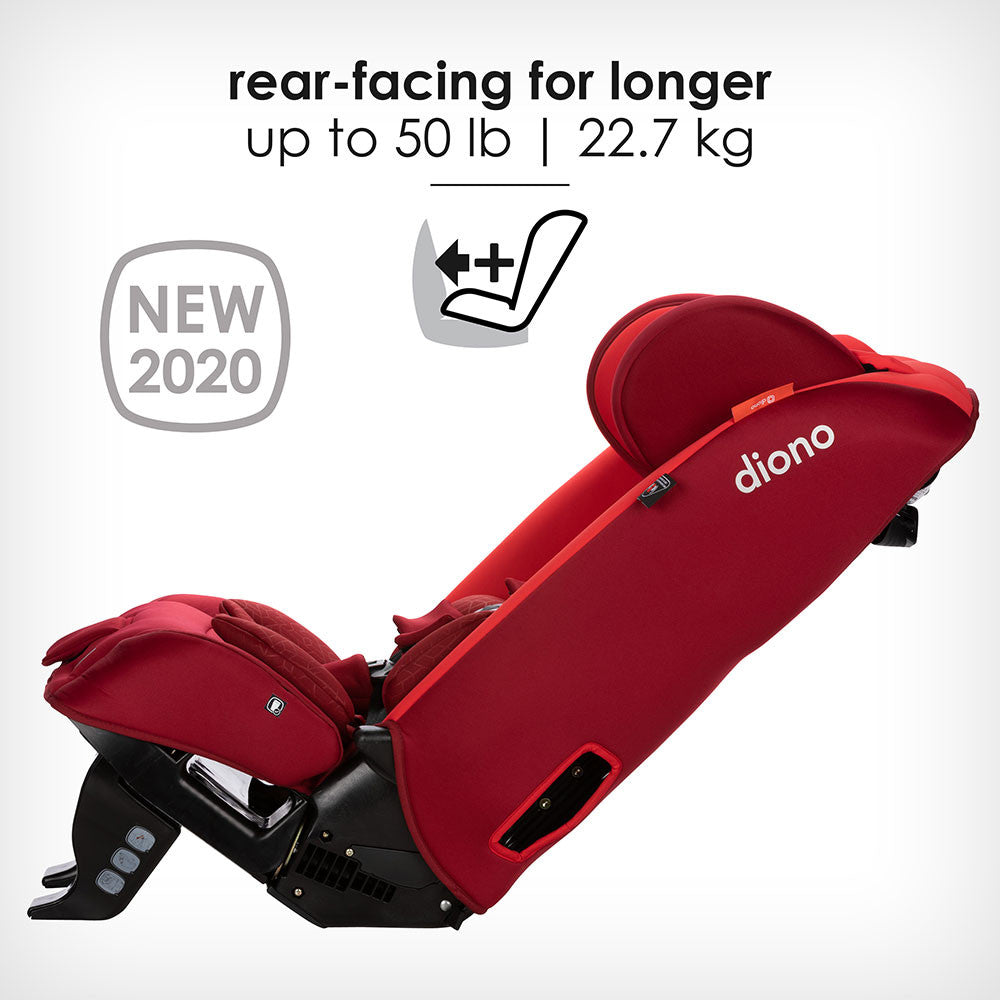 Diono Radian 3RXT Latch All in One Convertible Car Seat in Purple Plum- Bambi Baby