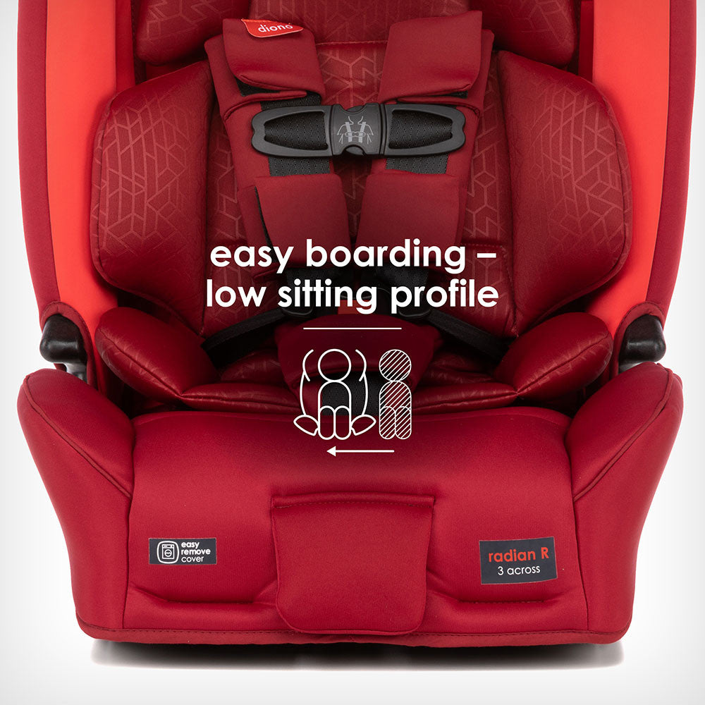 Diono Radian 3RXT Latch All in One Convertible Car Seat in Purple Plum- Bambi Baby