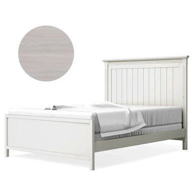 Cama de tamaño completo Silva Edison en color fresno- Bambi Baby